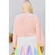 thumbnail image 2 of Top Liso con Cuello en V y Mangas Abullonadas, Talla 3XL, 2 of 2