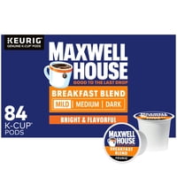 Cápsulas De Café Maxwell House Breakfast Blend Tostado Suave 84 K-Cups