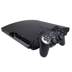 Consola De Videojuegos Sony Playstation 3 Ps3 Slim 320 Gb Restaurada, Mando Negro Con Hdmi (Reacondicionada)