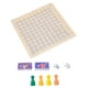 thumbnail image 3 of Tablero de madera para multiplicación y suma de matemáticas, tablero de mesa de matemáticas con tarjetas flash, dados, manipuladores de matemáticas,, 3 of 4