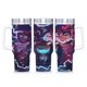 thumbnail image 1 of Hotel Hazbin Vaso aislado de acero inoxidable con asa, diseño temático, regalo para familia, amigos y fans; incluye pajita y encaja en el portavasos estándar, 40 oz, 1 of 6