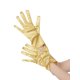 thumbnail image 4 of INSPIRE CHIC Guantes de Mujer de Satén con Decoración de Perlas, Guantes Cortos de Longitud de Muñeca para Boda Elegante en Oro, 4 of 6