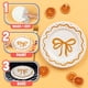 thumbnail image 4 of Juego de platos de cerámica Tulip Bake at Home con kit de pintura de 120 ml, 4 of 7