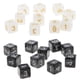 thumbnail image 1 of Dados De Seis Caras D6 De 20 Piezas Para Jugar D d Rpg Party Game En Blanco Y Negro, 1 of 3