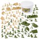 thumbnail image 1 of Playset BMC Toys Bucket of Army Women, 100 unidades con accesorios, 1 of 9