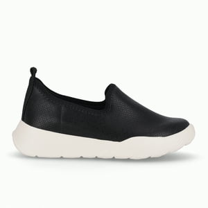 Zapatilla Mujer Negro/Blanco Fascitis Anabela Piccadilly