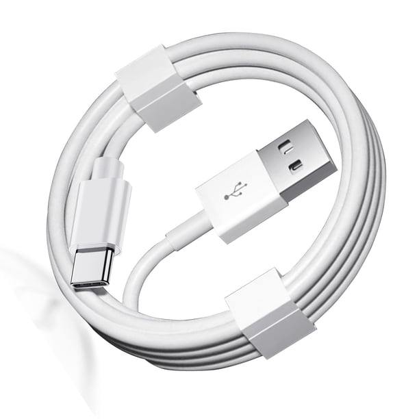 Cable USB A a USB C QCCAC para Apple TV Remote de tercera generación, iPhone 15, 15 Pro Max 15 Plus, cable de datos Carplay para coche, cable USB C para iPad, 5ª, 10ª generación, Mini, 6ª generación