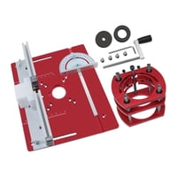 Ioensy - Placa De Inserción De Mesa Enrutador Máquina De Grabado Profesional Bancos De Carpintería Rojo