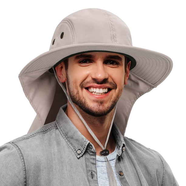Sombrero Tirrinia con Ala Ancha y Protección para el Cuello para Actividades al Aire Libre