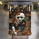thumbnail image 3 of Michael Myers Halloween Duvet Cover Set 3 Piece Bedding Set Double Sided Printing Decorative Comforter Cover Set, 3 of 5