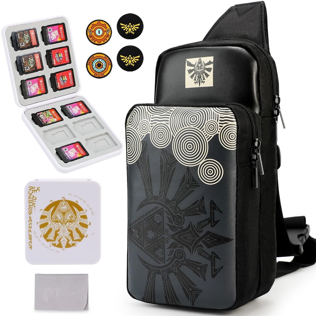 Bolso De Viaje Aaronmei Zelda Negro