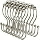 thumbnail image 3 of 12pcs, Rustproof Stainless Steel S Shape Shower Curtain Hooks Rings, Shower Curtain Rings Hooks For Bathroom Shower Rod Curtains, Bathroom Accessories, 3 of 5