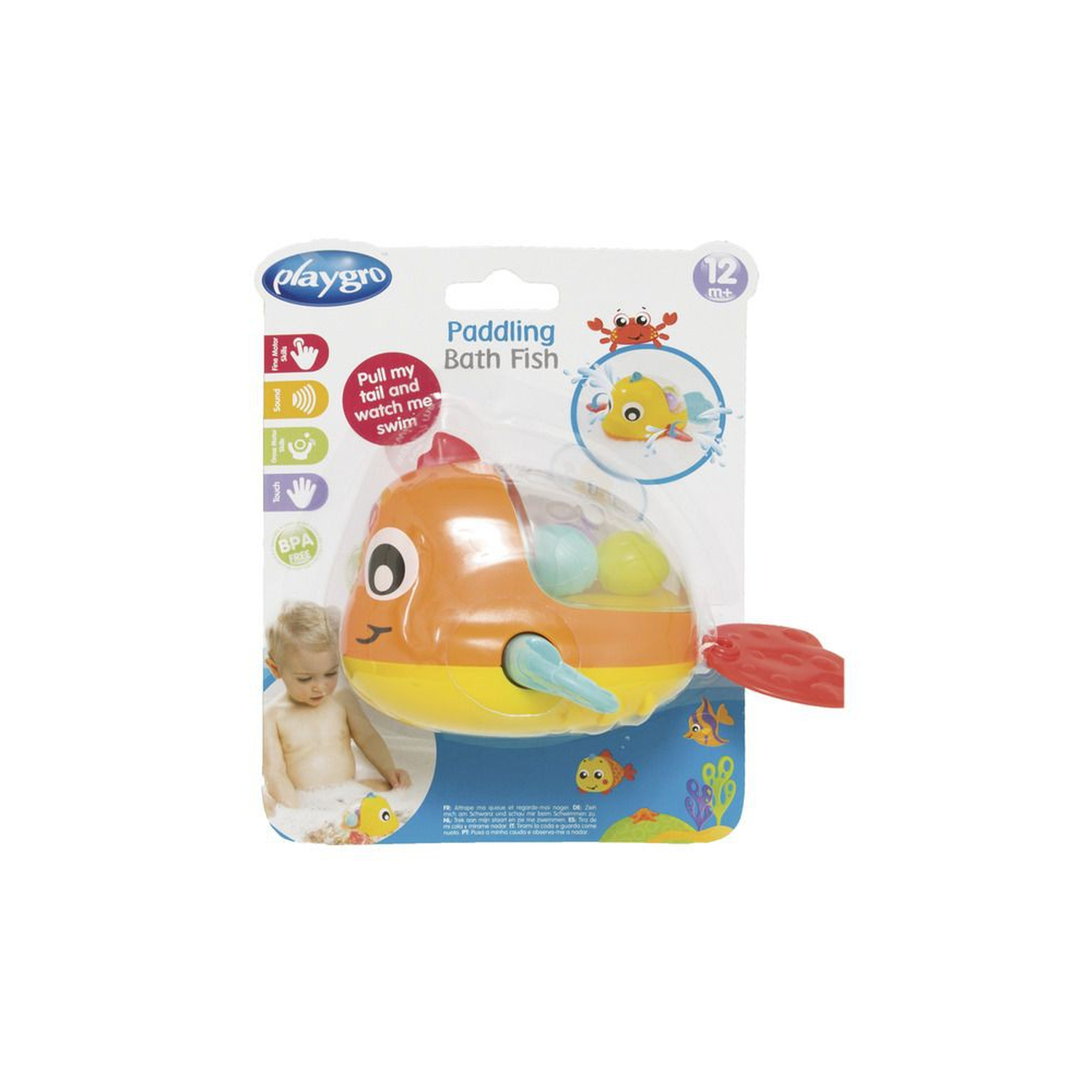 Playgro - Juguete Baño De Peces Multicolor