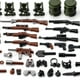 thumbnail image 2 of Set de Armas Feleph Segunda Guerra Mundial con Accesorios para Figuras de Soldados, 2 of 3