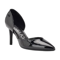 Zapato Calvin Klein Gloria Pump Para Mujer, Color Negro Charol, Talla 5