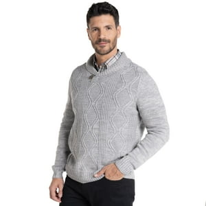 Kotting - Sweater Cuello Cruzado Azul Marino S