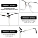 thumbnail image 3 of Gafas retro de moda que bloquean la luz azul para pantallas y resisten la fatiga ocular., 3 of 5