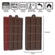 thumbnail image 2 of Paquete de 2 moldes de silicona para hacer gofres de chocolate, rectangulares, finos y de 12 cavidades, para hacer uno mismo, con chispas de chocolate desmontables., 2 of 7