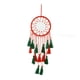 thumbnail image 2 of Arte De Pared Colgante Boho Atrapasueños Rojo Verde, 2 of 3