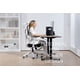 thumbnail image 4 of Silla Ergonómica Oficina Ejecutiva Reclinable Con Colgador Blanco Algodón, 4 of 8