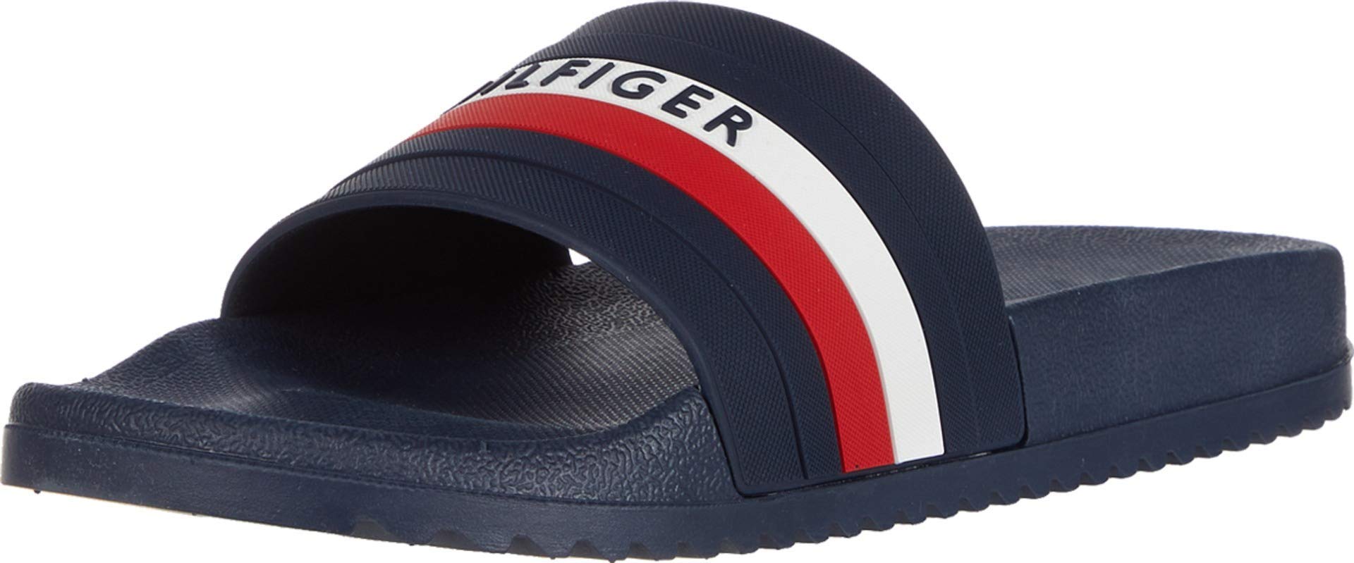 Sandalias Slide Tommy Hilfiger Riker Navy Multi Para Hombre
