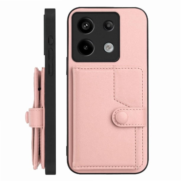 FOXDOCK Funda para Xiaomi Redmi Note 13 pro 5G con Bloqueo RFID - Diseño Elegante con Cierre de Botón