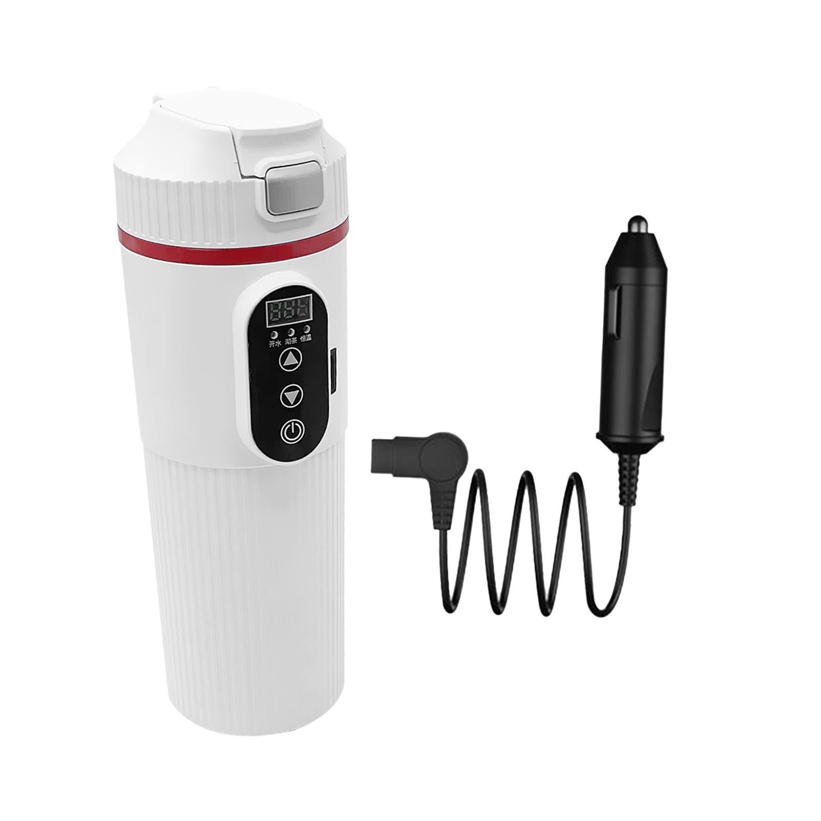 Magideal - Hervidor De Agua Eléctrico Para Coche, Hervidor De Té Y Café De 12v Y 24v, Alimentado Por , Velocidad De Calentamiento Rápida, Calentador De Agua De