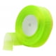 thumbnail image 2 of Cinta De Gasa Satinada Transparente De Poliéster, 50 Yardas, Papel De Regalo, Verde Fluorescente, 2 of 5
