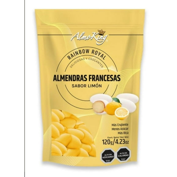 Pack x 4 Almendras francesas confitadas LIMÓN Almoking 120 grs. c/u