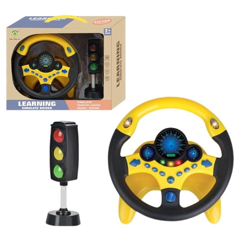 Genérico - Manubrio Simulador Para Niños Luces Y Sonidos Volante