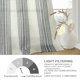 thumbnail image 4 of Cortinas DriftAway, mezcla de lino a rayas verticales, 244 cm, color gris, 4 of 8