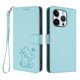 thumbnail image 1 of Funda Volteable tipo Billetera con Correa para iPhone 16 Pro, Verde Claro, 1 of 6
