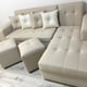 thumbnail image 1 of Sofa Seccional L 3 Cuerpos + 2 Puff Beige, 1 of 2