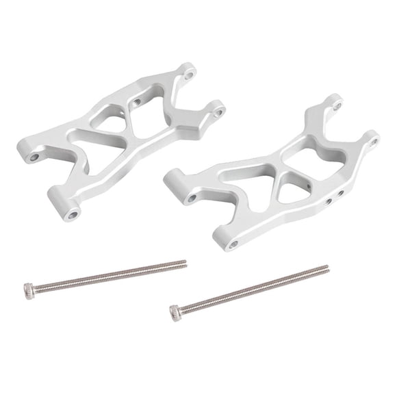 Aleación De Aluminio RC Coche A-Brazos Para 1/18 Axial JR AX90052 Piezas De Carreras Silver