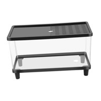 Magideal - Mini Terrario Para Reptiles, Tanque Pequeño, Fácil Mantenimiento, Casa Para Mascotas, Recinto Para Serpientes, Hábitat Para Ranas, Caracoles Y Tortuga 30 Cm X 195 Cm X 21 Cm