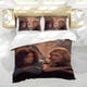 thumbnail image 5 of Ginny y Georgia Conjunto de sábanas temático, trío de piezas, cómodo y amigable con la piel, diseño único, regalo de decoración para el hogar para familiares, amigos y fans,135cm *200cm, 5 of 6