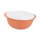 thumbnail image 3 of Juego De Cuencos Y Colador De Cocina Resistente 2 En 1 Para Fideos Espaguetis Naranja Grande, 3 of 3