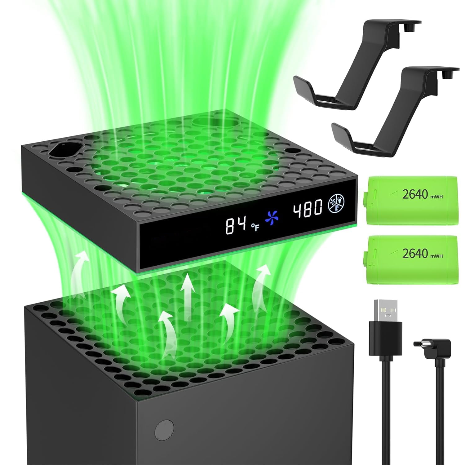 Ventilador De Enfriamiento Aaronmei Para Xbox Series X Y S