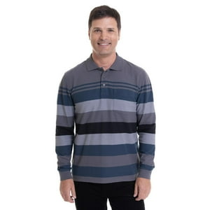 Kotting - Polera Piqué Listada Gris Gris 3Xl