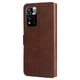 thumbnail image 2 of Funda Billetera para Xiaomi Redmi Note 11 Pro Plus 5G con Porta Tarjetas y Soporte Ajustable Marrón, 2 of 6
