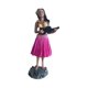 thumbnail image 4 of Figura Hawaiana De Resina, Mu?eca Con Tablero Hawaiano, Mu?eca Con Tablero En Miniatura, Falda Roja Rosa Para Fiesta, 4 of 5