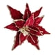 thumbnail image 3 of Corona Navideña Con Flores Brillantes, Adorno Rojo Para Bodas Y Interiores Y Exteriores, 3 of 5