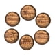 thumbnail image 4 of Juego De 6 Posavasos De Madera Para Bebidas, Para Mesa De Café, Estilo Rústico, Para Bar, 4 of 5