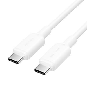 Cable Usb-C A Usb-C 2.0 Vention -Blanco-1M