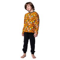 Top - Pijama Largo Niño Invierno Algodón Naruto C1