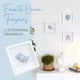thumbnail image 2 of Arte de pared TideandTales con conchas marinas y estrellas de mar azules, juego de 3, 2 of 9