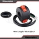 thumbnail image 2 of Interruptor de manillar para motocicleta amavoler 22 mm 4 cables (repuesto), 2 of 6
