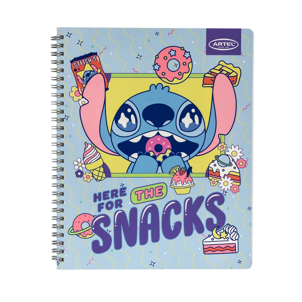 Artel Cuaderno Universitario Stitch Foodie 100 Hj 7mm X10ud