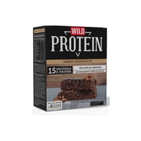 Barra Proteína Chocolate 5 Un 225 G Wild Protein