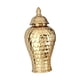 thumbnail image 3 of Temple Jar Con Tapa Mesa De Almacenamiento De Té Versátil Organizador De Almacenamiento De Tarro De Jengibre Dorado, 3 of 5